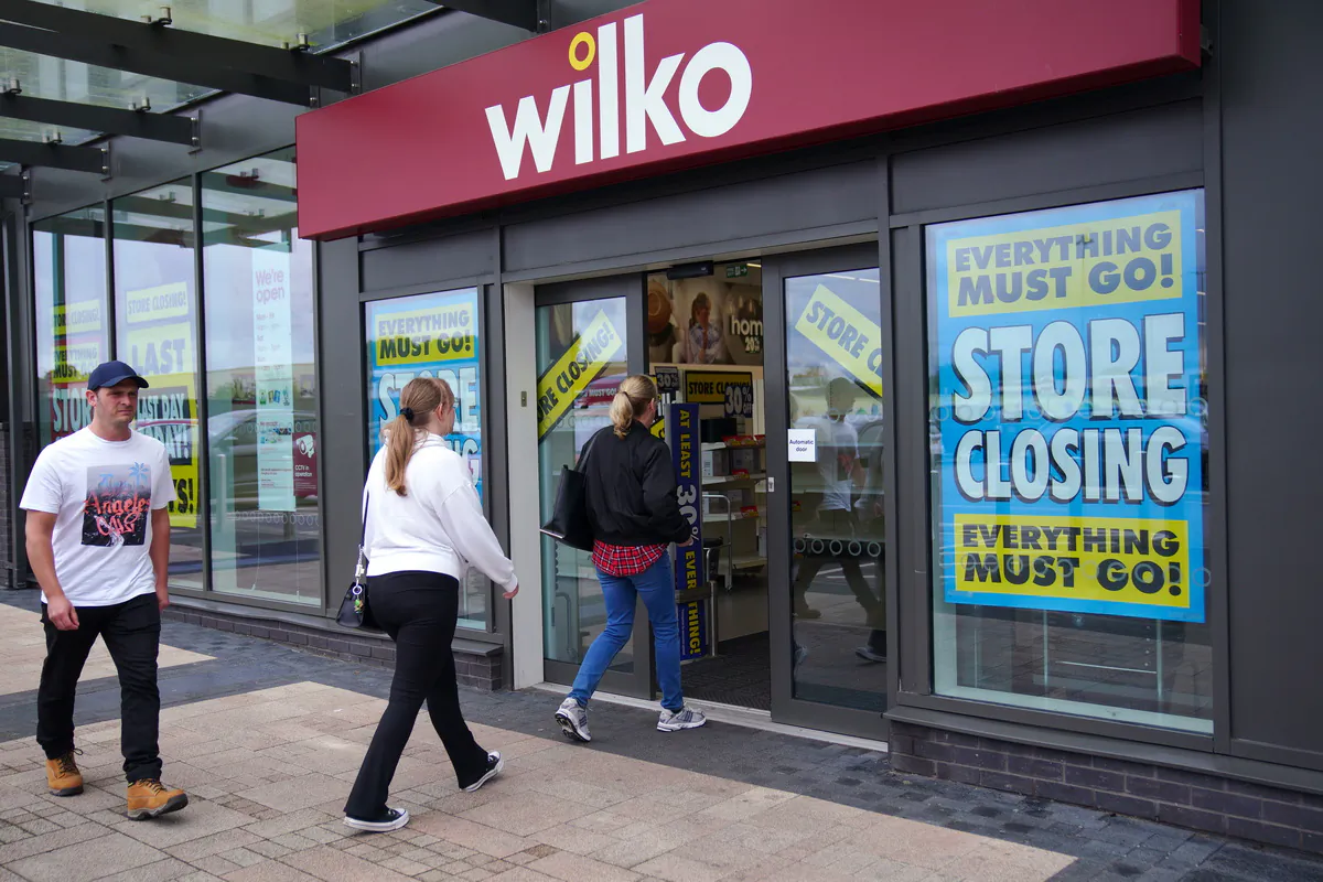 A Wilko store in Liverpool, England, on Sept. 12, 2023. (Peter Byrne/PA Wire)