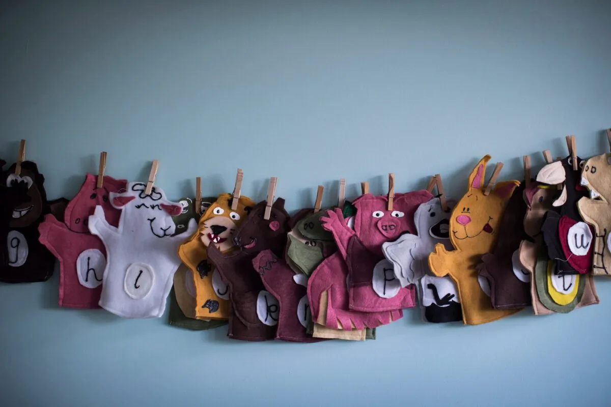 Animal puppets are seen at a daycare facility in Langley, B.C., on May 29, 2018. (The Canadian Press/Darryl Dyck)