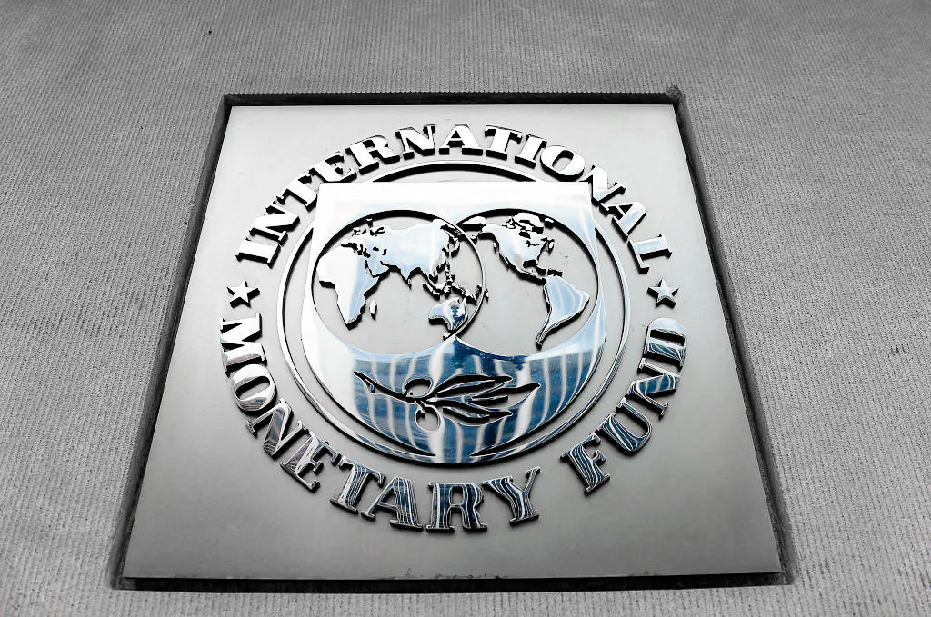The International Monetary Fund in Washington, DC. March 27, 2020. (Oliver Douliery/AFP via Getty Images)