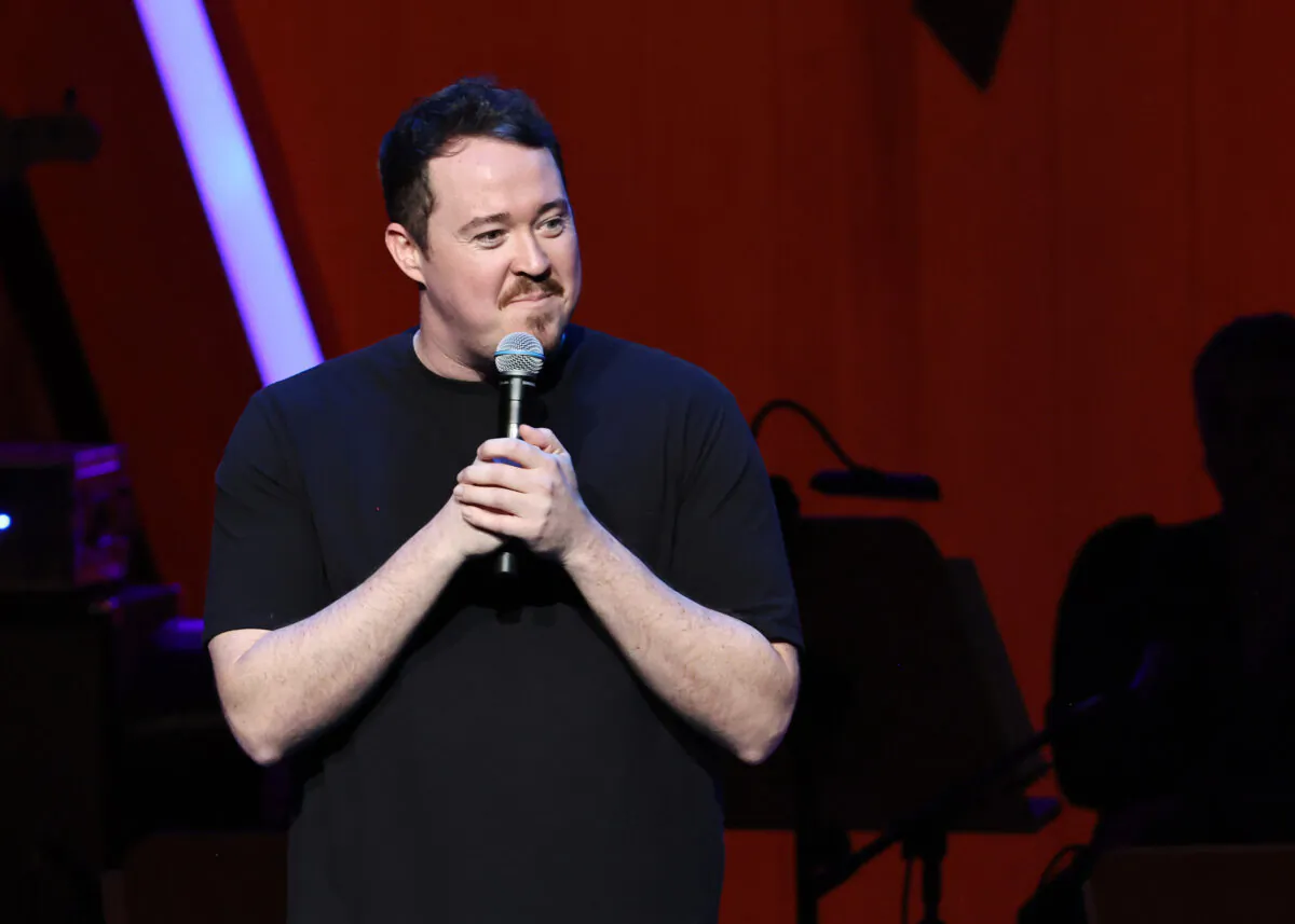 Shane Gillis performs onstage during the 17th Annual Stand Up For Heroes Benefit presented by Bob Woodruff Foundation and New York Comedy Festival at David Geffen Hall in New York, on Nov. 06, 2023. (Mike Coppola/Getty Images for Bob Woodruff Foundation)
