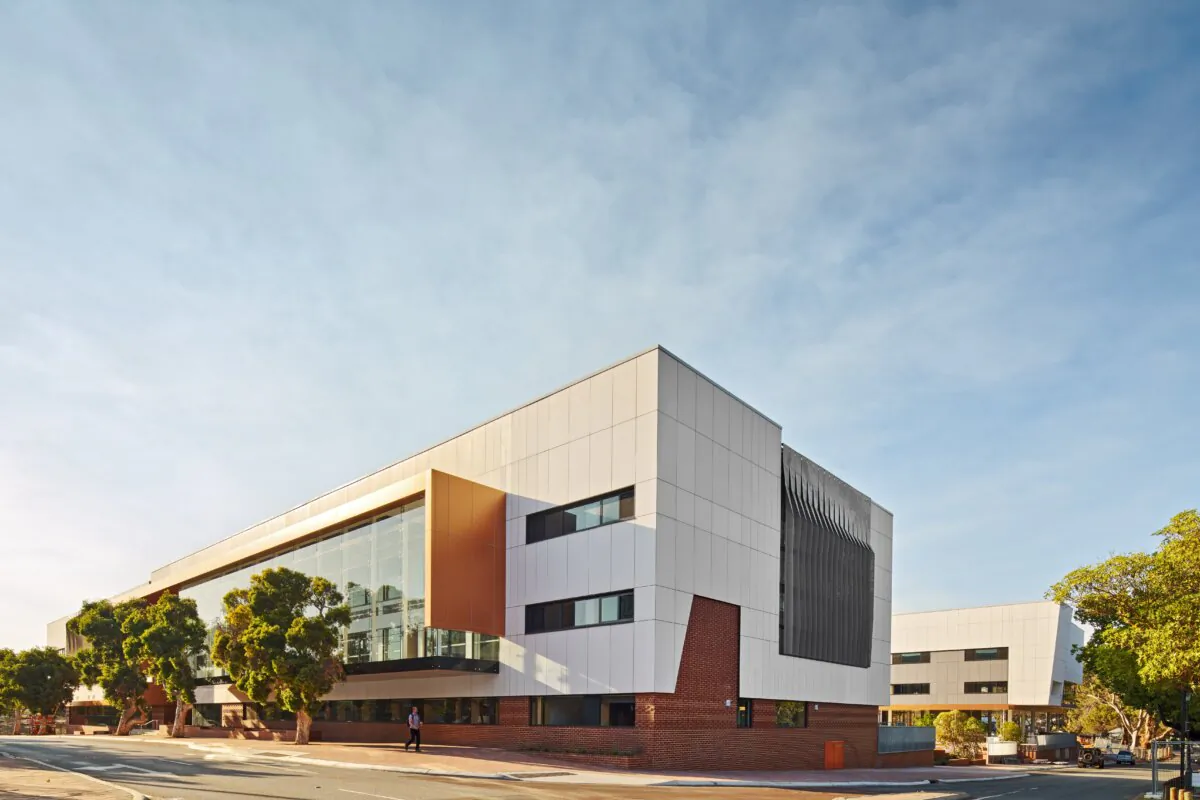 Bob Hawke College, a public co-educational senior high school, in Perth, Australia, on Jan. 31, 2020. (AAP Image/Supplied by the WA Department of Education)