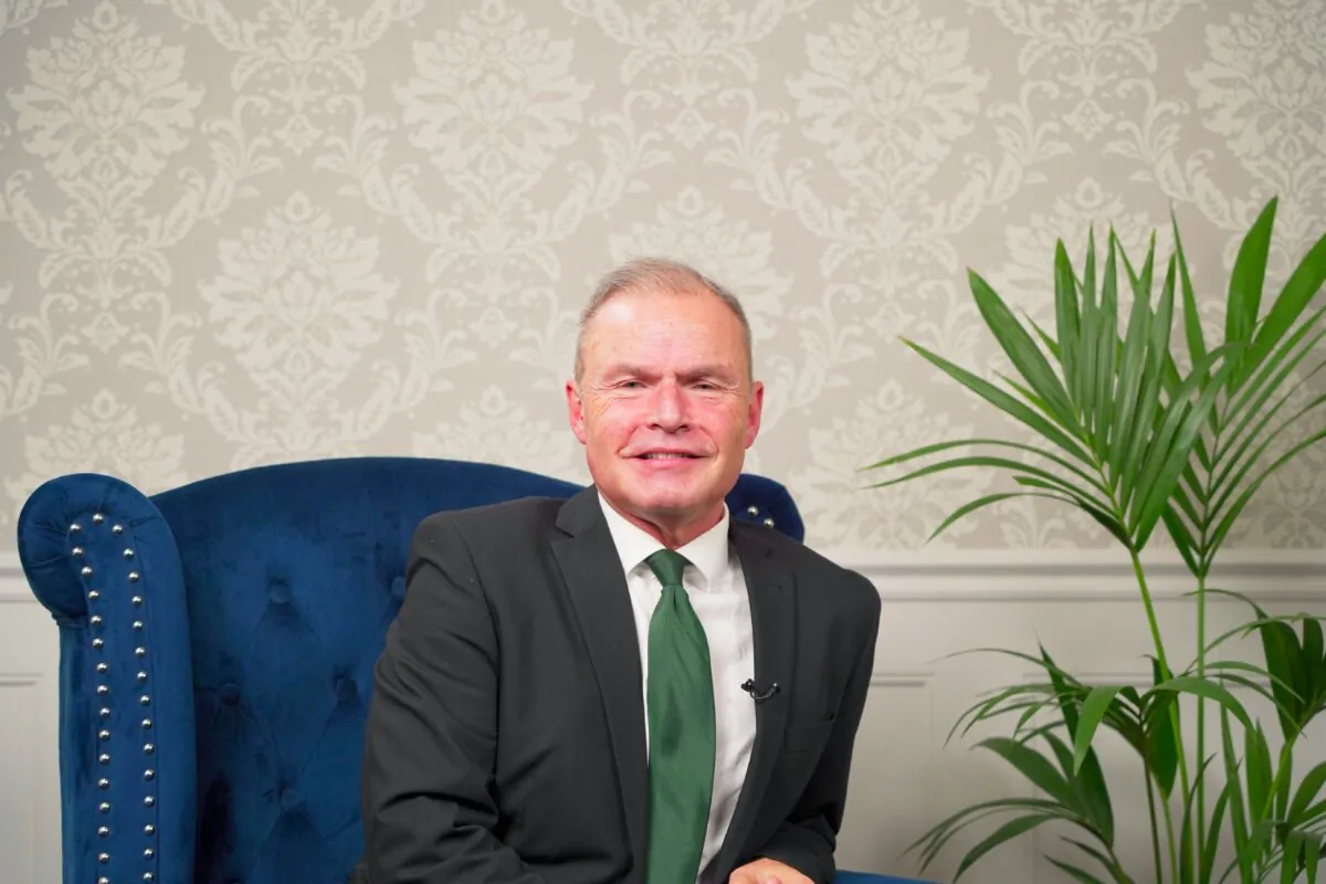 Peter Whittle, founder and director of the New Culture Forum, speaking to NTD's 'British Thought Leaders' programme. (NTD)