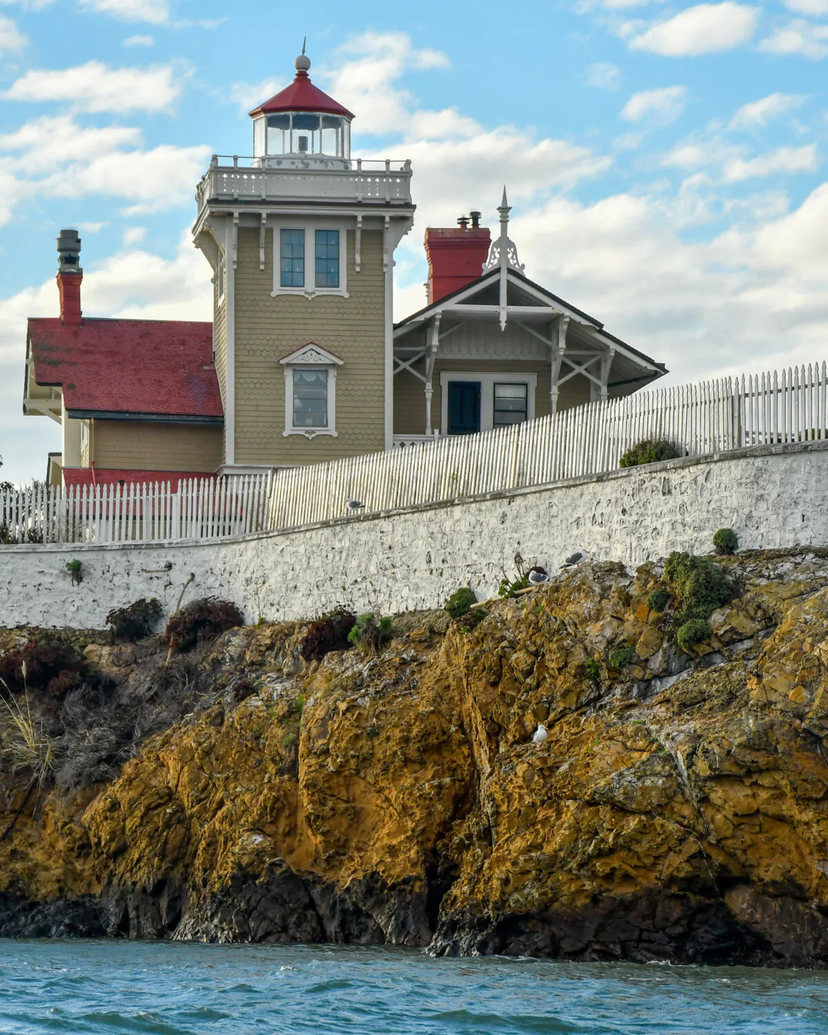 The East Brother Light Station B&B stands on a tiny island in San Francisco Bay. Guests arrive by boat. (Christopher Reynolds/Los Angeles Times/TNS)