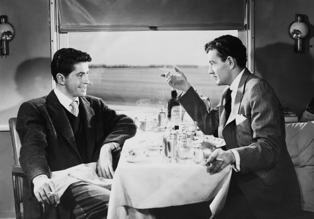 Publicity still for the 1951 film "Strangers on a Train." (MovieStillsDB)