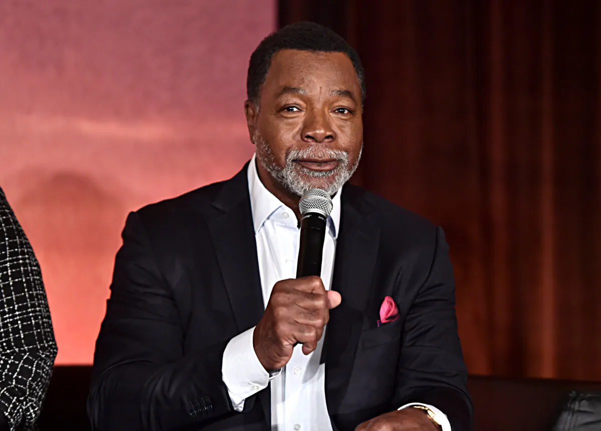 Actor Carl Weathers of Lucasfilm's "The Mandalorian" at the Disney+ Global Press Day in Los Angeles on Oct. 19, 2019. (Alberto E. Rodriguez/Getty Images for Disney)