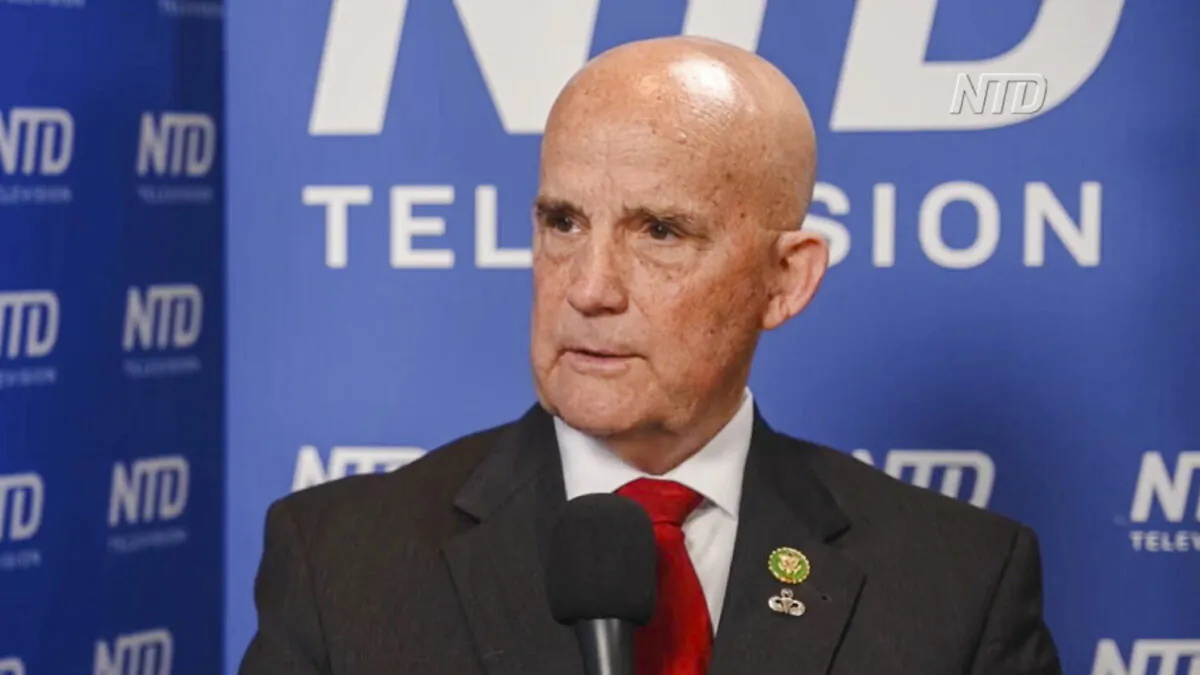 Rep. Keith Self (R-Texas) speaks with NTD, in a still from a video released on Mar. 2, 2023. (NTD)