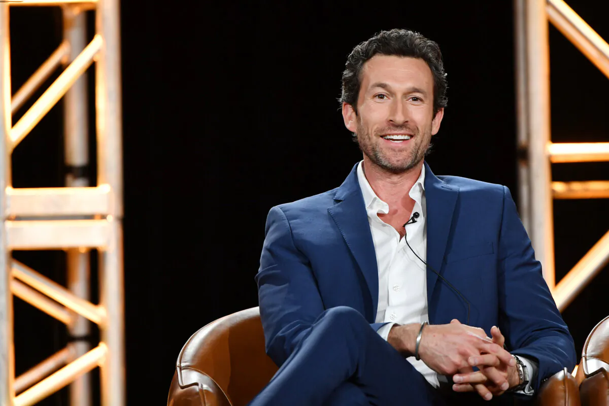 Aaron Lazar of 'Filthy Rich' speaks during the Fox segment of the 2020 Winter TCA Press Tour at The Langham Huntington, Pasadena in Pasadena, California, on Jan. 07, 2020. (Photo by Amy Sussman/Getty Images)