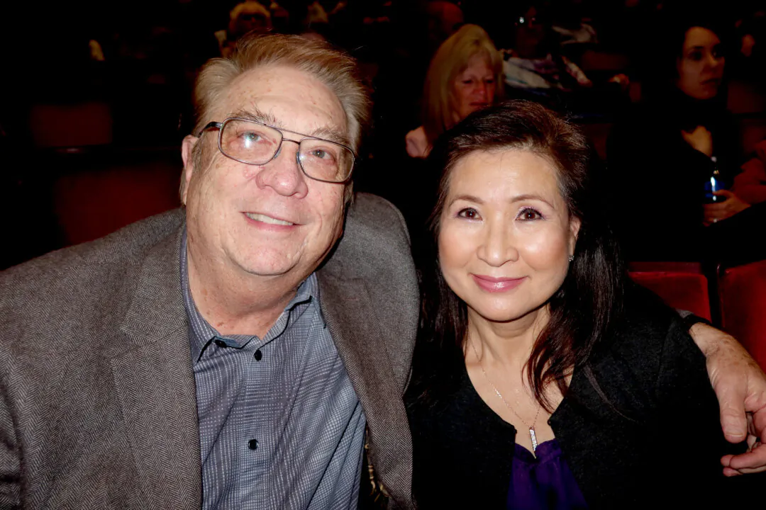 Gary and Cathy Sibbett enjoyed Shen Yun at the William Saroyan Theatre in Fresno, California, the afternoon of Feb. 3, 2024. (Nan Su/The Epoch Times)