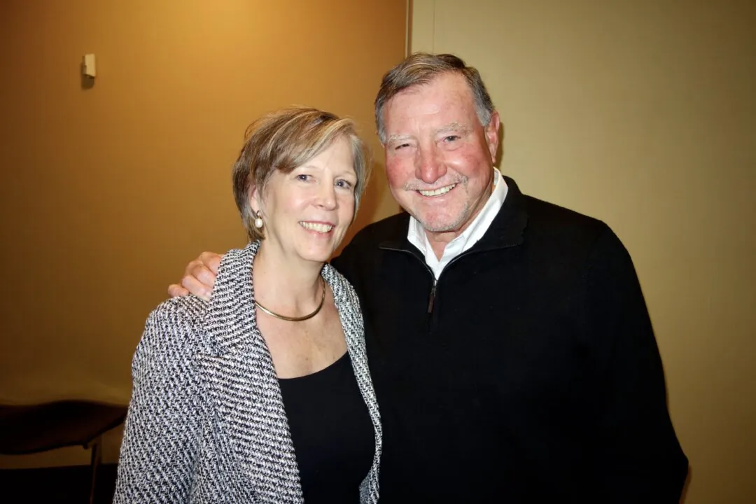 Beth and Larry Schneider enjoyed Shen Yun's evening performance at the William Saroyan Theatre on Feb. 3, 2024. (Lily Yu/The Epoch Times)