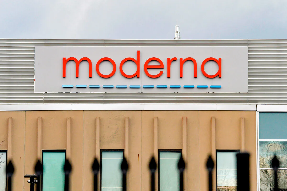 The Moderna campus in Norwood, Mass., on Dec. 2, 2020. (Joseph Prezioso/AFP via Getty Images)