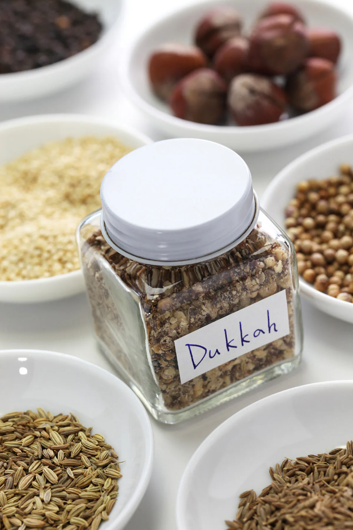 Dukkah can be sprinkled over scrambled eggs, a green salad or avocado toast. It can be a crunchy coating for fish, chicken or beef. I love to brush lamb chops with pomegranate molasses and coat them in dukkah before roasting. (Dreamstime/TNS)