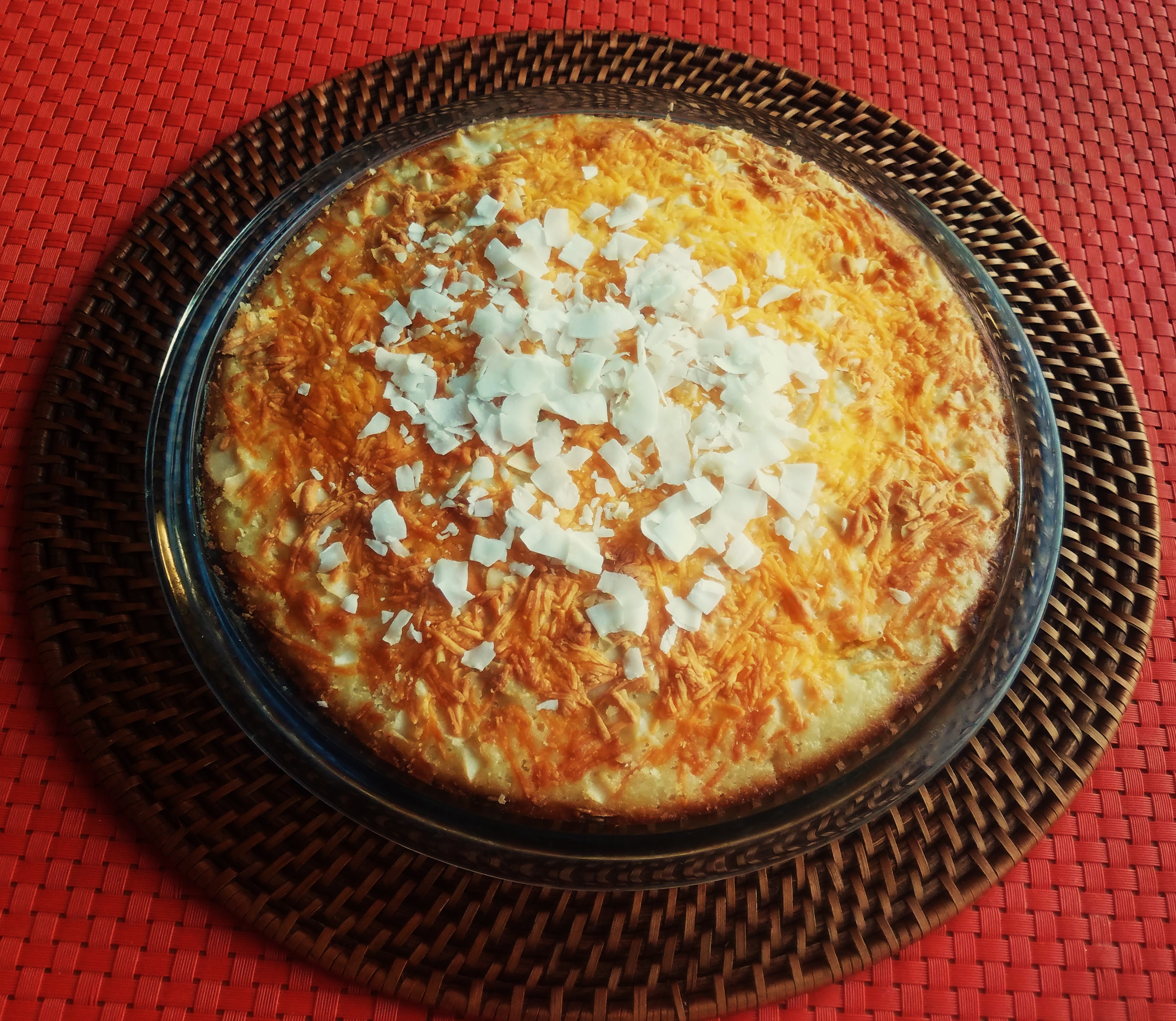 Modern variations of bibingka may incorporate different flours, flavorings, and toppings, offering creative twists on the traditional recipe. (Courtesy of Cherry Dumaual)