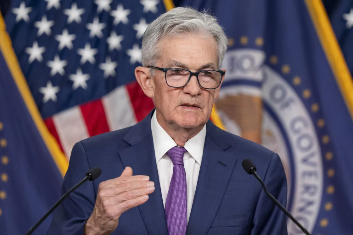 Federal Reserve Chair Jerome Powell speaks during a news conference about the Federal Reserve's monetary policy at the Federal Reserve in Washington, on Jan. 31, 2024. (Alex Brandon/AP Photo)