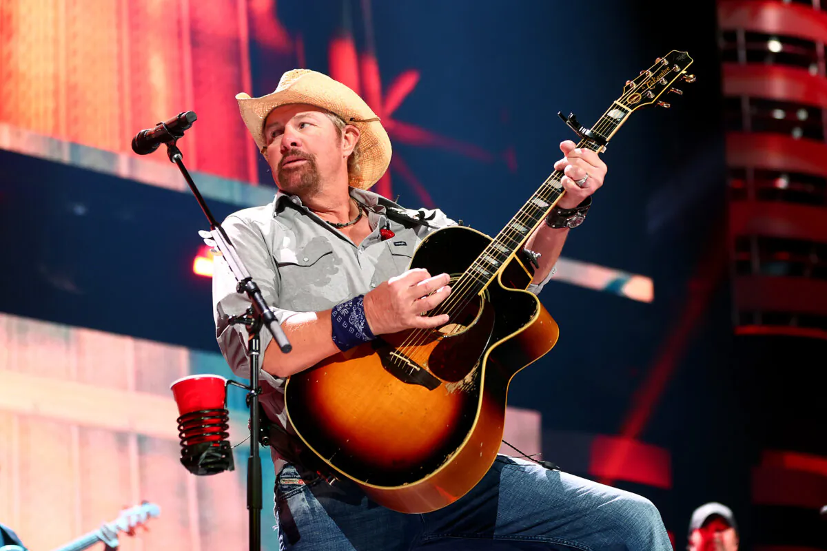 Toby Keith performs onstage during the 2021 iHeartCountry Festival Presented by Capital One at the Frank Erwin Center in Austin, Texas, on Oct. 30, 2021. (Matt Winkelmeyer/Getty Images for iHeartMedia)