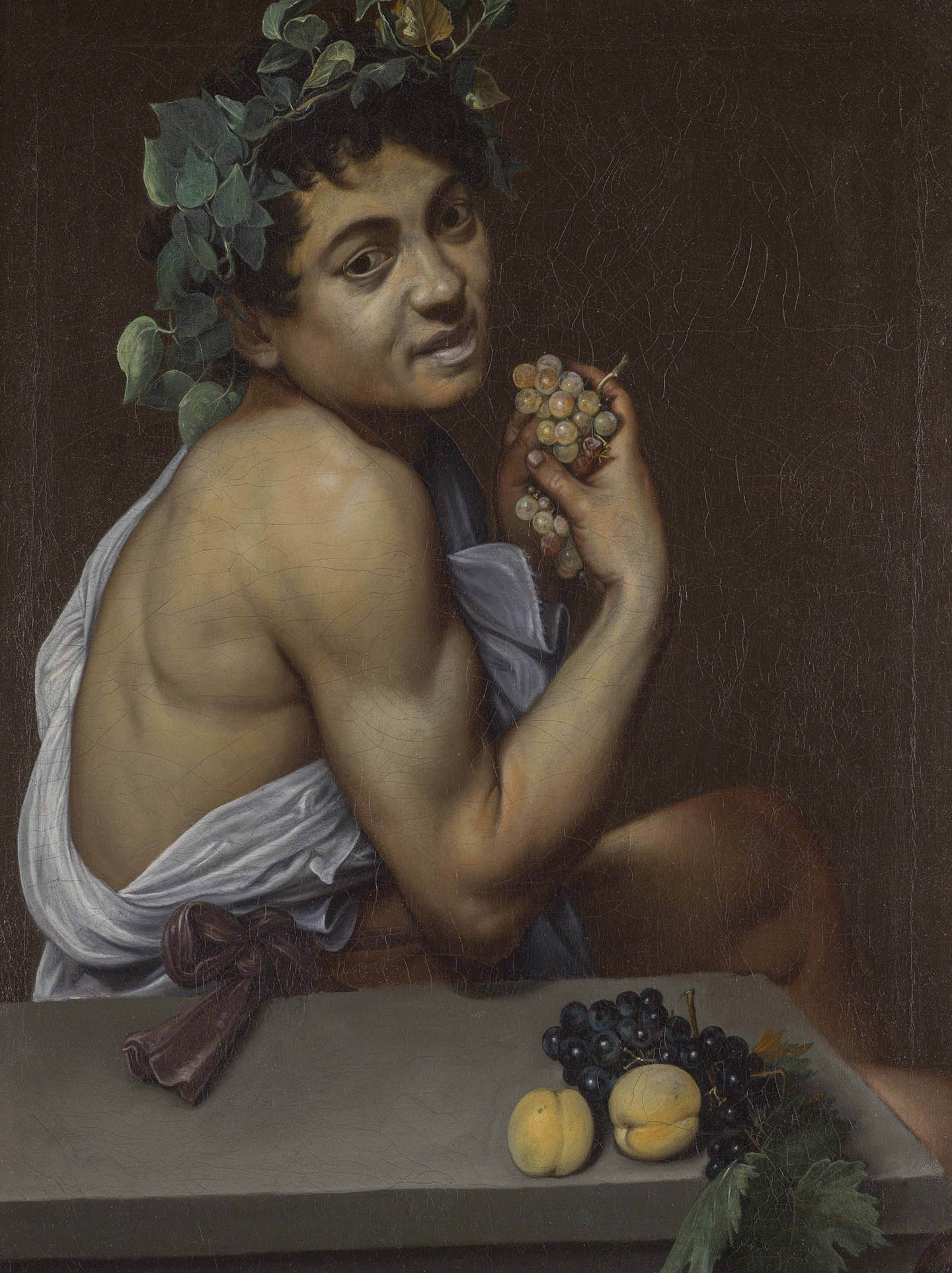 Self-portrait in the Guise of Bacchus or “Sick Bacchus,”