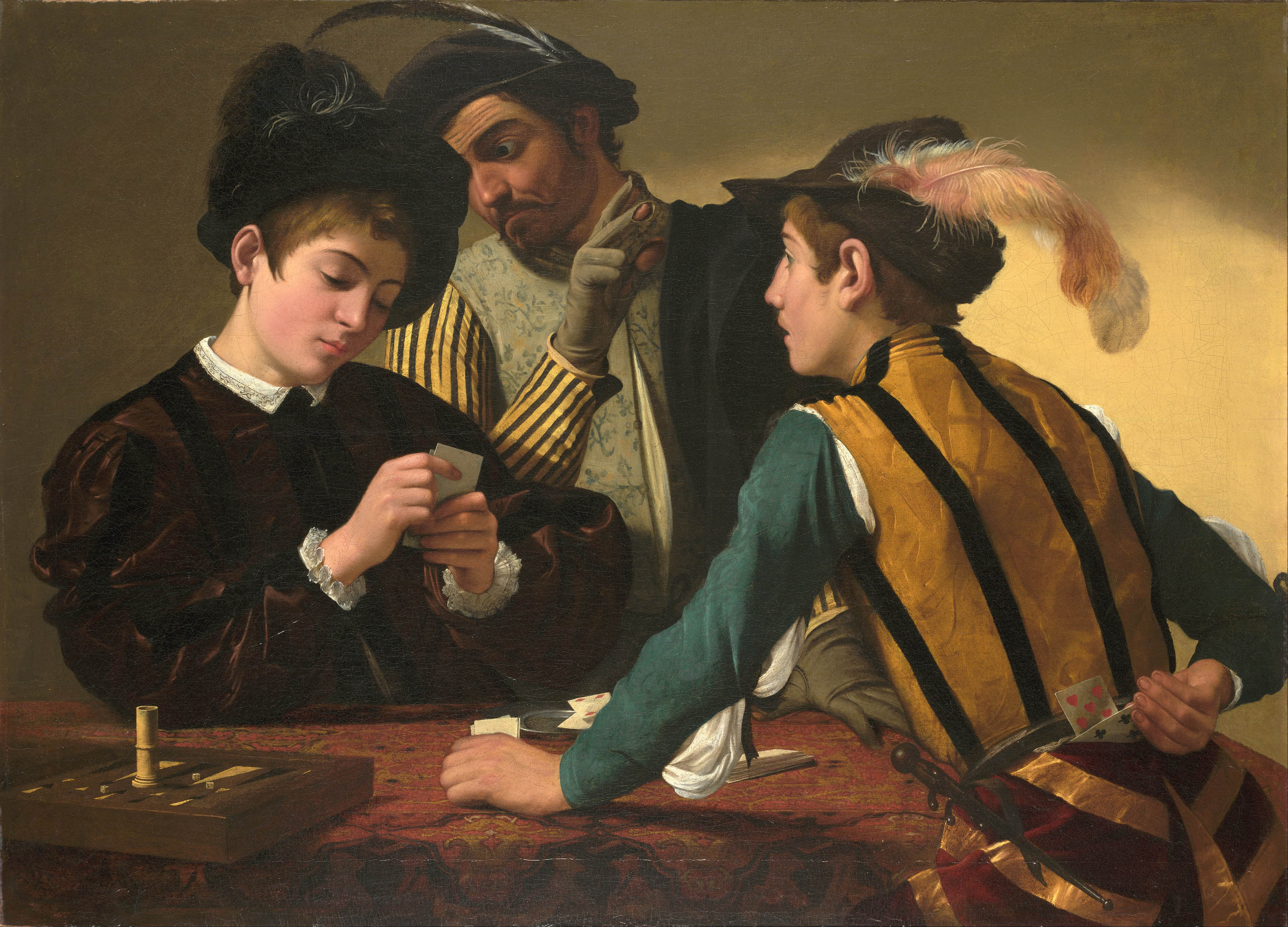 Caravaggio_ The Cardsharps