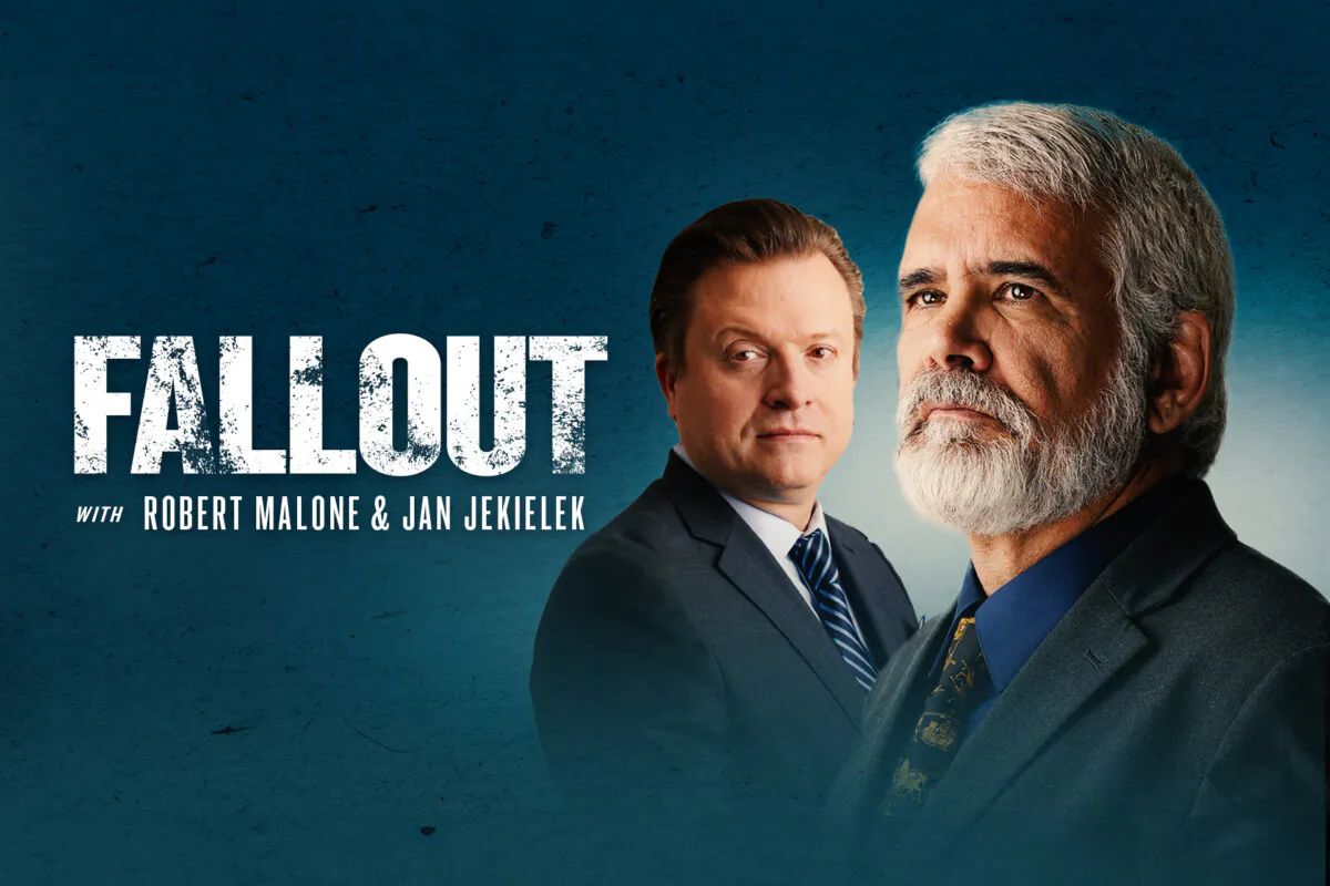 The EpochTV “Fallout” series is co-hosted by Dr. Robert W. Malone and Epoch Times senior editor Jan Jekielek. (EpochTV)