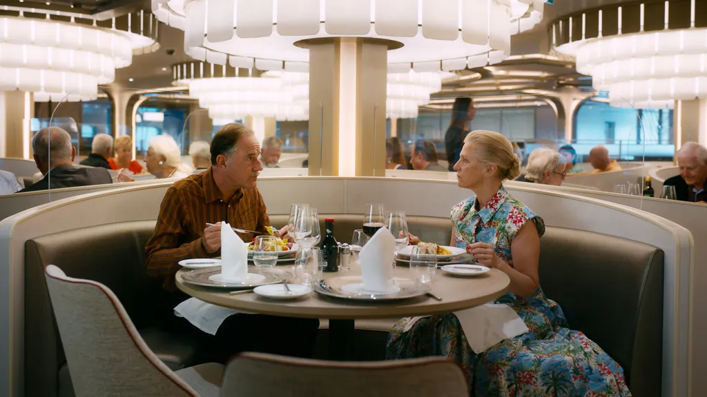 Peter (Stefan Kurt) and Alice (Esther Gemsch), in “Golden Years.” (Music Box Films)