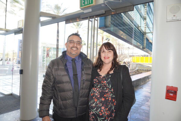 Peter and Felicia Gloria at Shen Yun Performing Arts, Mesa, Ariz