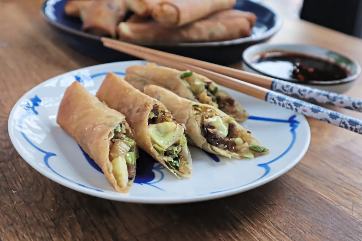 Spring rolls are eaten during the Chinese New Year as a symbol of wealth and prosperity. (Gretchen McKay/Pittsburgh Post-Gazette/TNS)