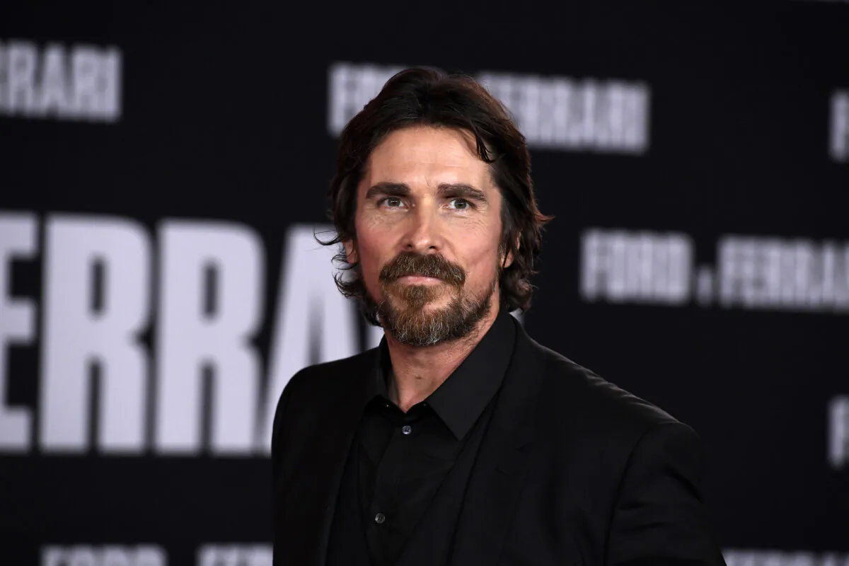 Christian Bale attends the Premiere of FOX's "Ford V Ferrari" at TCL Chinese Theatre in Hollywood, Calif., on Nov. 04, 2019. (Photo by Frazer Harrison/Getty Images)