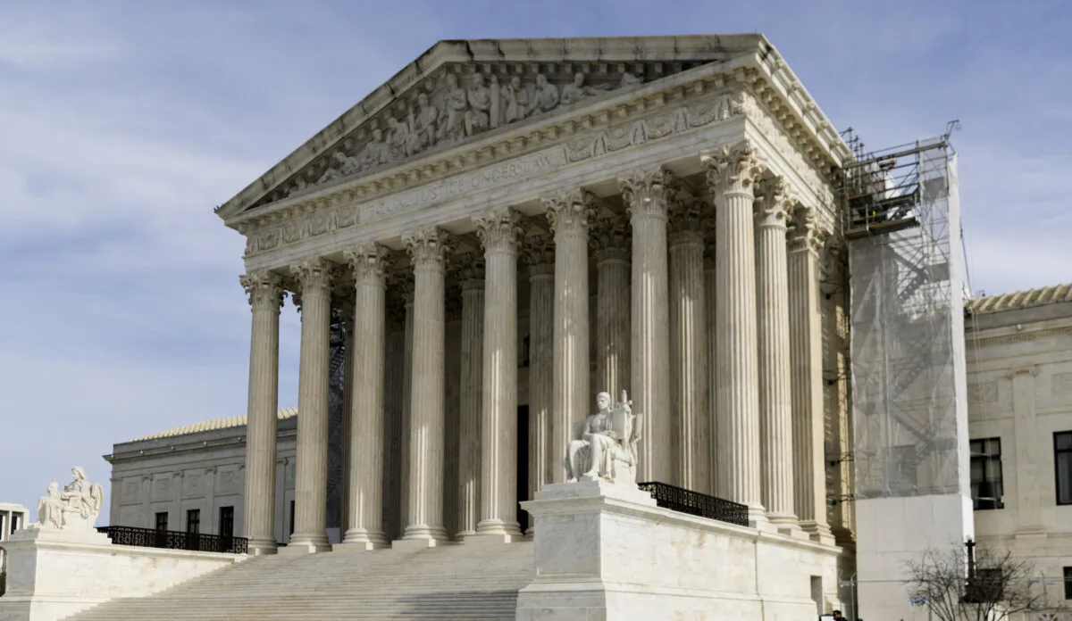 The Washington Supreme Court, on Feb. 8, 2024. (Julia Nikhinson/Getty Images) 