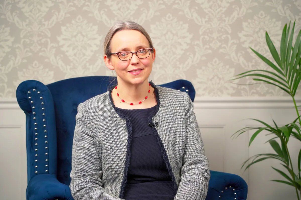 Dr. Clare Craig speaks to NTD's "British Thought Leaders" programme. (NTD)