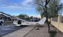 No One Hurt When Small Plane Makes Crash Landing on Residential Street in Suburban Phoenix