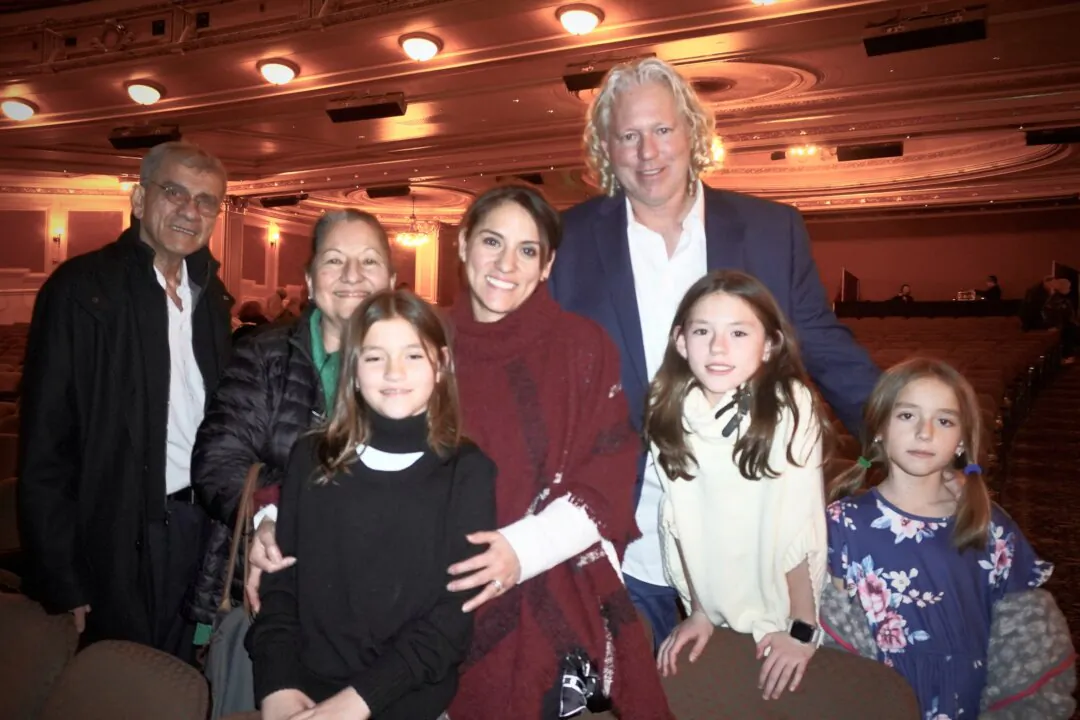 The Diener family enjoyed Shen Yun Performing Arts at the Hippodrome Theatre in Baltimore the evening of Feb. 10, 2024. (Sherry Dong/The Epoch Times)