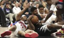 George and Leonard Combine for 57 Points in Rallying Clippers Past Pistons 112–106