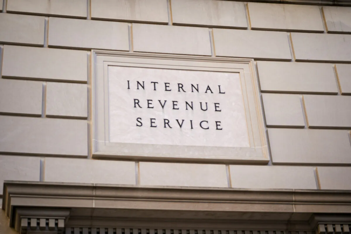 The Internal Revenue Service (IRS) building in Washington on Jan. 4, 2024. (Madalina Vasiliu/The Epoch Times)