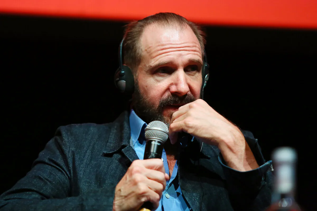 Ralph Fiennes attends a press conference for 'The English Patient - Il Paziente Inglese' during the 11th Rome Film Festival at Auditorium Parco Della Musica in Rome, Italy, on Oct. 22, 2016. (Ernesto Ruscio/Getty Images)