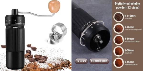 Suvykep Manual Coffee Grinder