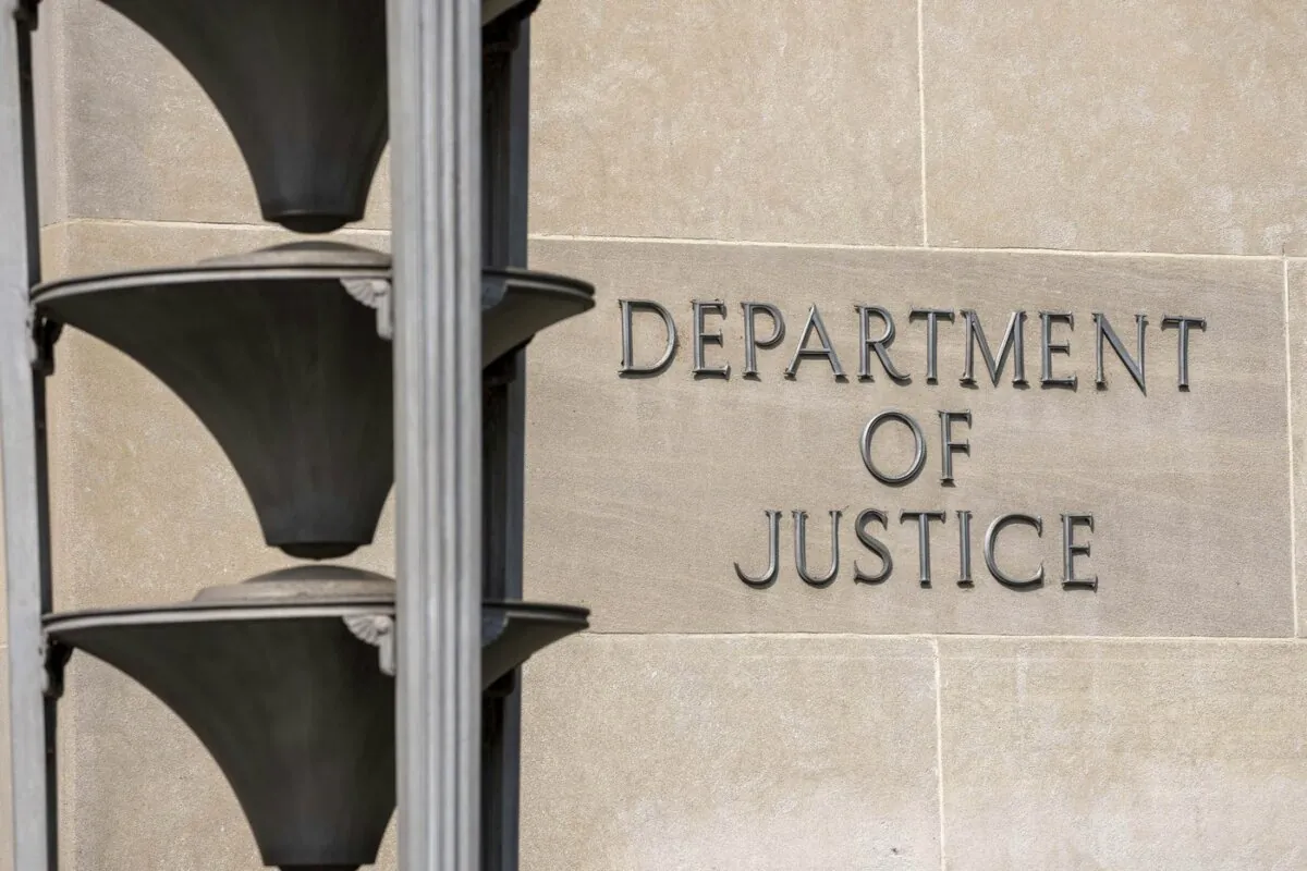 The Robert F. Kennedy Department of Justice Building is seen in Washington on June 9, 2023. (The Canadian Press/AP/Alex Brandon, File)