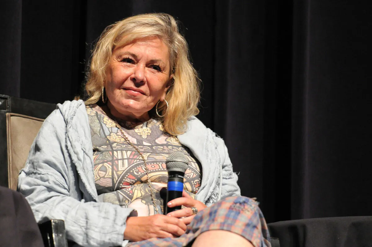 Roseanne Barr participates in "Is America a Forgiving Nation?'' in Beverly Hills, Calif., on Sep. 17, 2018. (Rachel Luna/Getty Images)