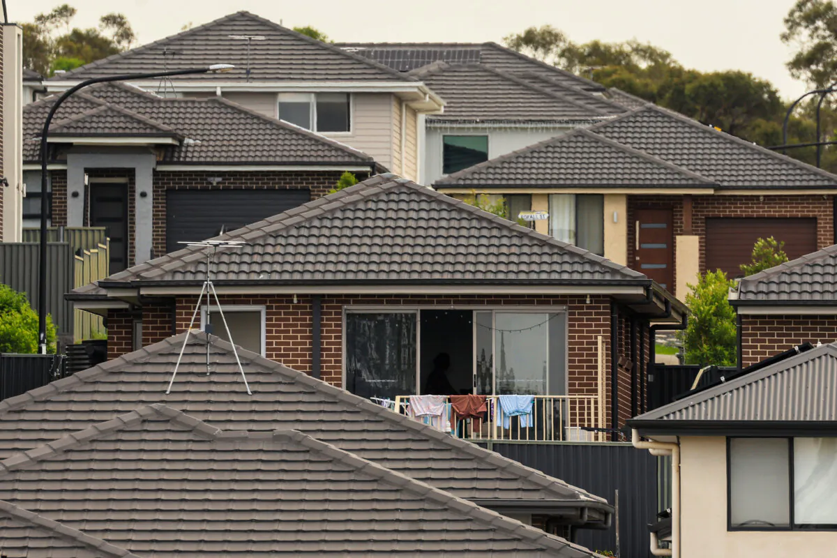 Medium density houses are seen in Sydney, Australia, on Jan. 11, 2024. (Jenny Evans/Getty Images)