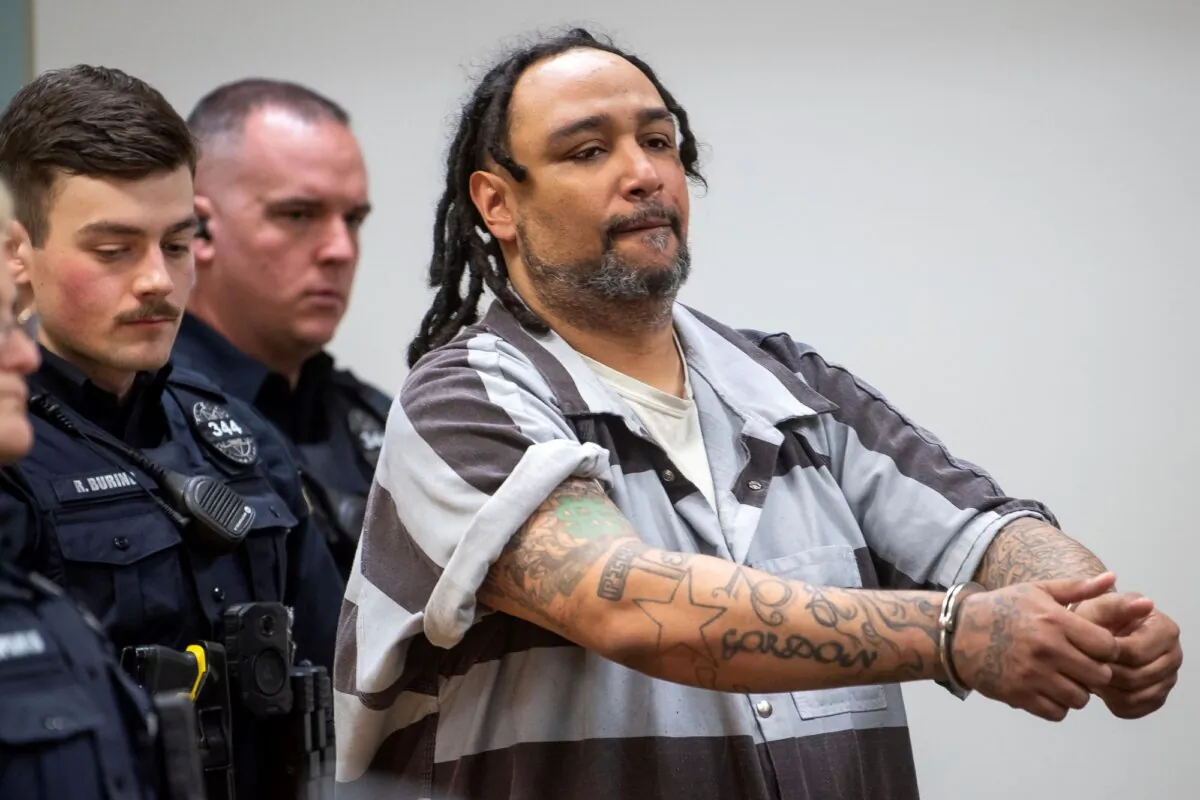 Kenneth DeHart appears in Blount County General Sessions Court in Maryville, Tenn., on Feb. 15, 2024. (Brianna Paciorka/Knoxville News Sentinel via AP)