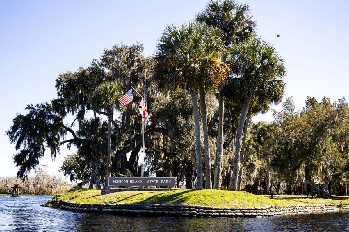 Hontoon Island State Park sits right on the St. Johns River in Volusia County in Florida on Jan. 31, 2024. (Patrick Connolly/Orlando Sentinel/TNS)
