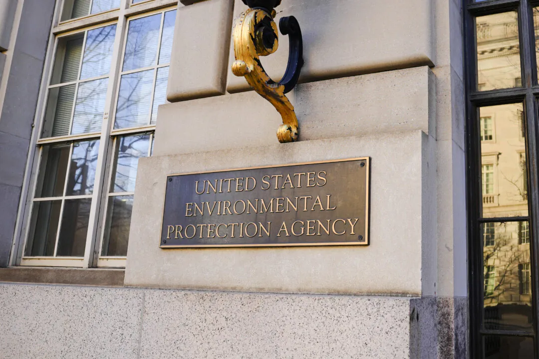 The U.S. Environmental Protection Agency in Washington on Jan. 4, 2024. (Madalina Vasiliu/The Epoch Times)