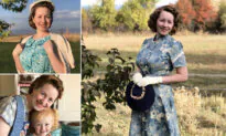 ‘The Glory and Joy of Womanhood’: Mom of 4 Crochets and Sews Vintage Dresses for Herself and Kids