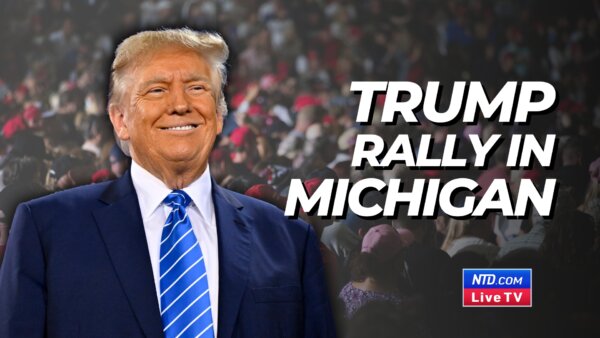 Trump Holds Rally in Waterford Township, Michigan