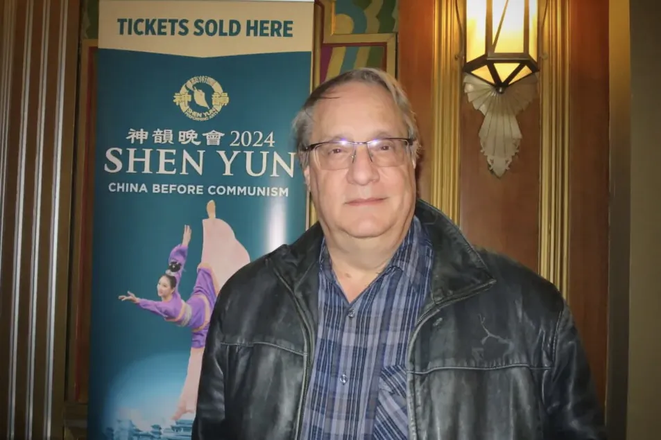 Joseph Krupka saw Shen Yun Performing Arts at the Flynn Center for the Performing Arts in Burlington, Vermont, on Feb. 17, 2024. (Weiya Zhen/The Epoch Times)