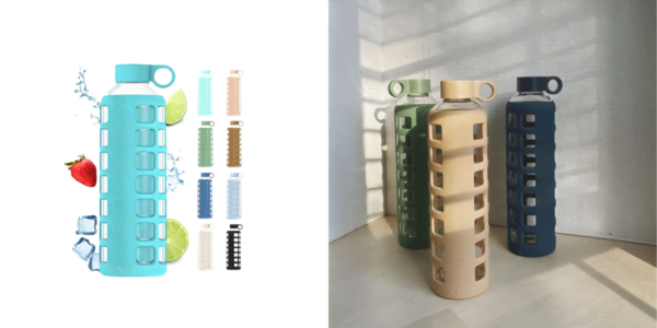 Purifyou Premium Glass Water Bottles