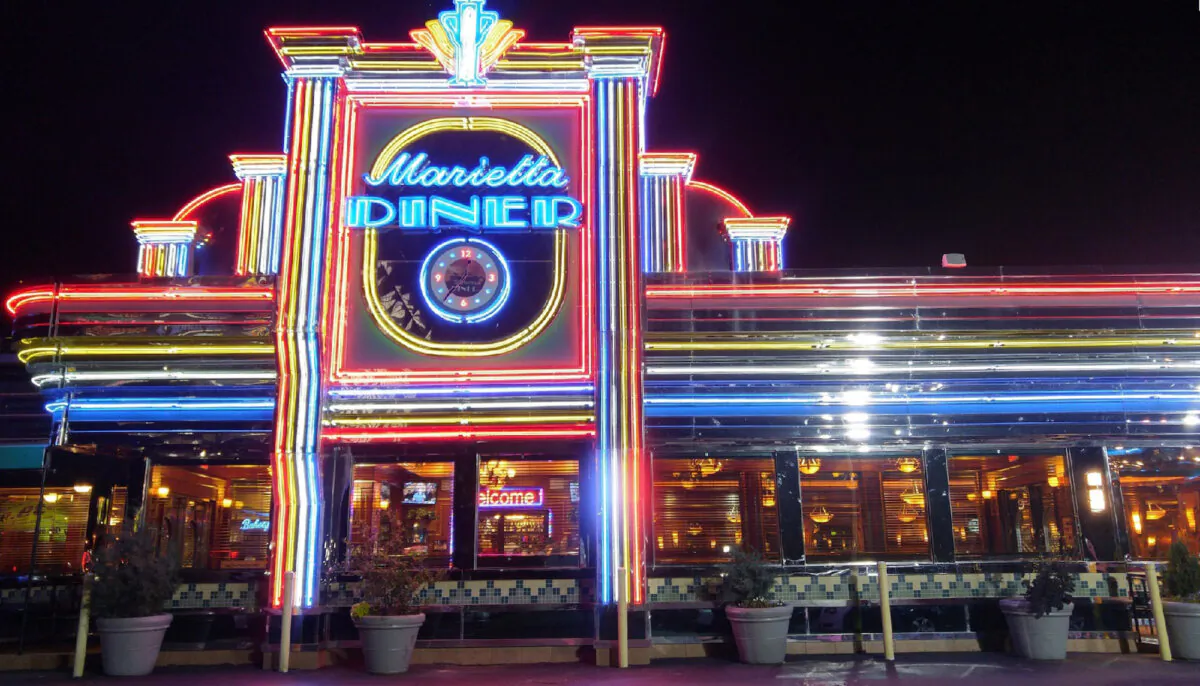 The Marietta Diner in Georgia is a throwback to the 1950s and '60s that also serves a menu of Greek dishes, including baklava. (Kathy Swaggerty/Dreamstime)