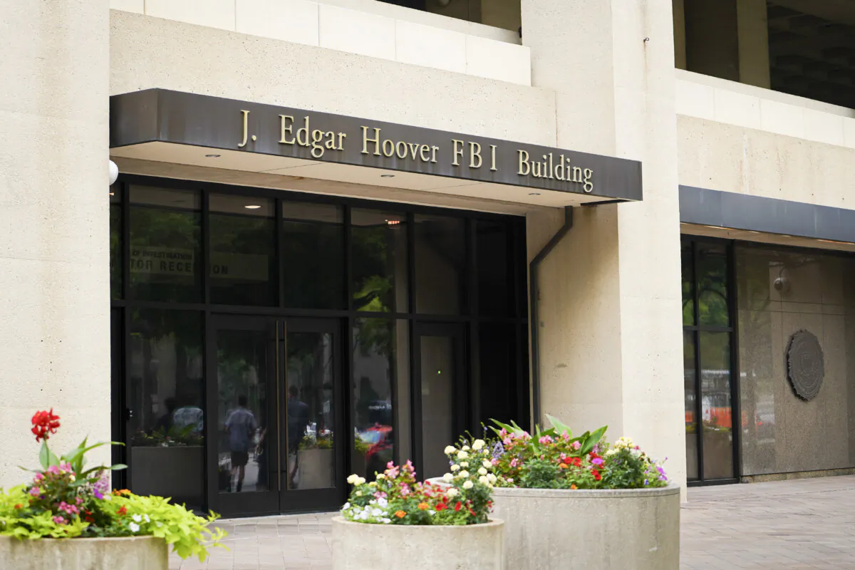 The Federal Bureau of Investigation (FBI) building in Washington on June 28, 2023. (Madalina Vasiliu/The Epoch Times)