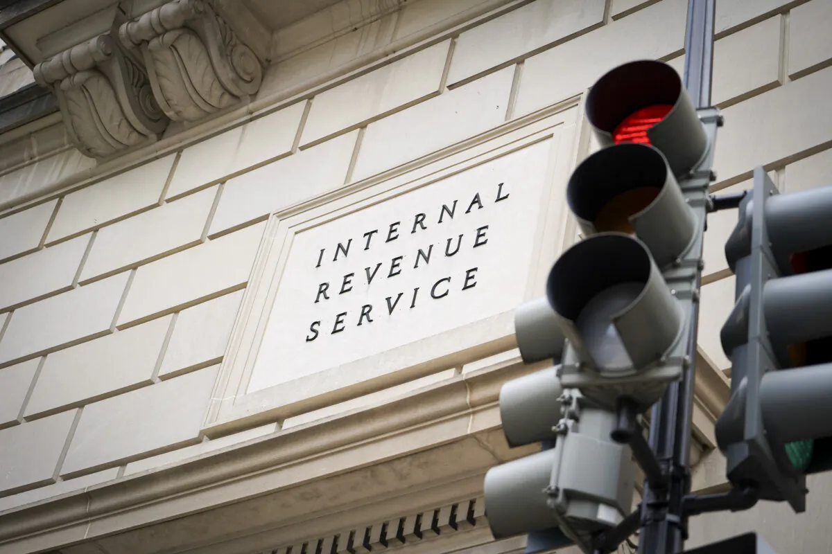The Internal Revenue Service (IRS) building in Washington on June 28, 2023. (Madalina Vasiliu/The Epoch Times)