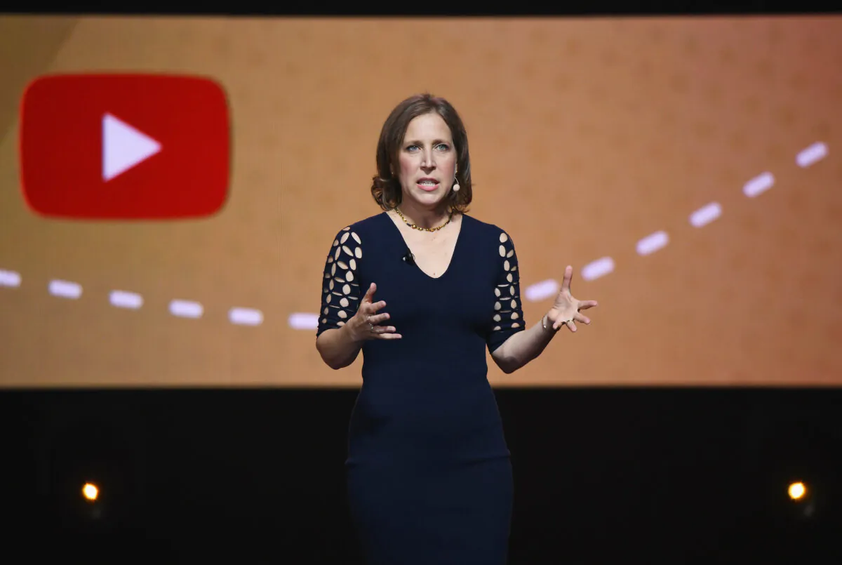 YouTube CEO Susan Wojcicki speaks onstage during the YouTube Brandcast 2018 presentation at Radio City Music Hall, in New York City on May 3, 2018. (Noam Galai/Getty Images)