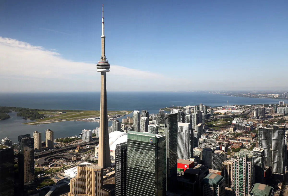 The CN Tower is seen in Toronto in a file photo. (The Canadian Press/Colin Perkel)
