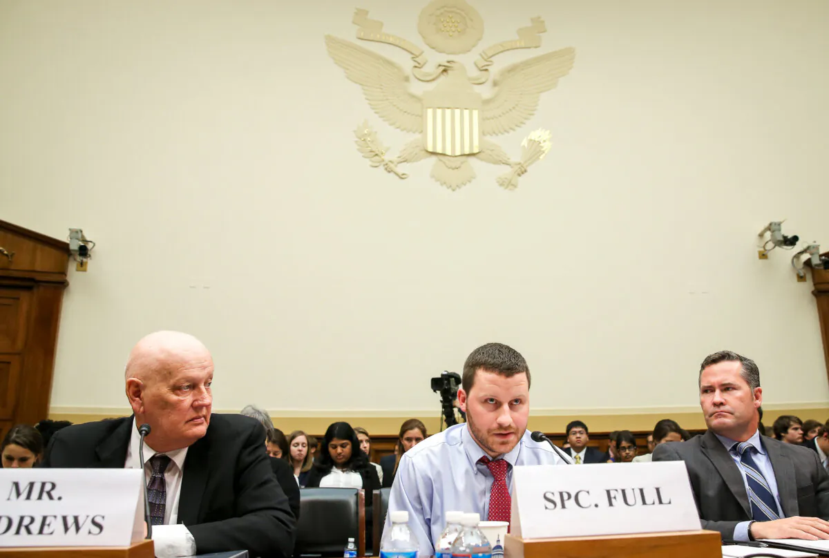 Rep. Mike Waltz (R-Fla.) (R) on Capitol Hill on June 18, 2014. (Mark Wilson/Getty Images)