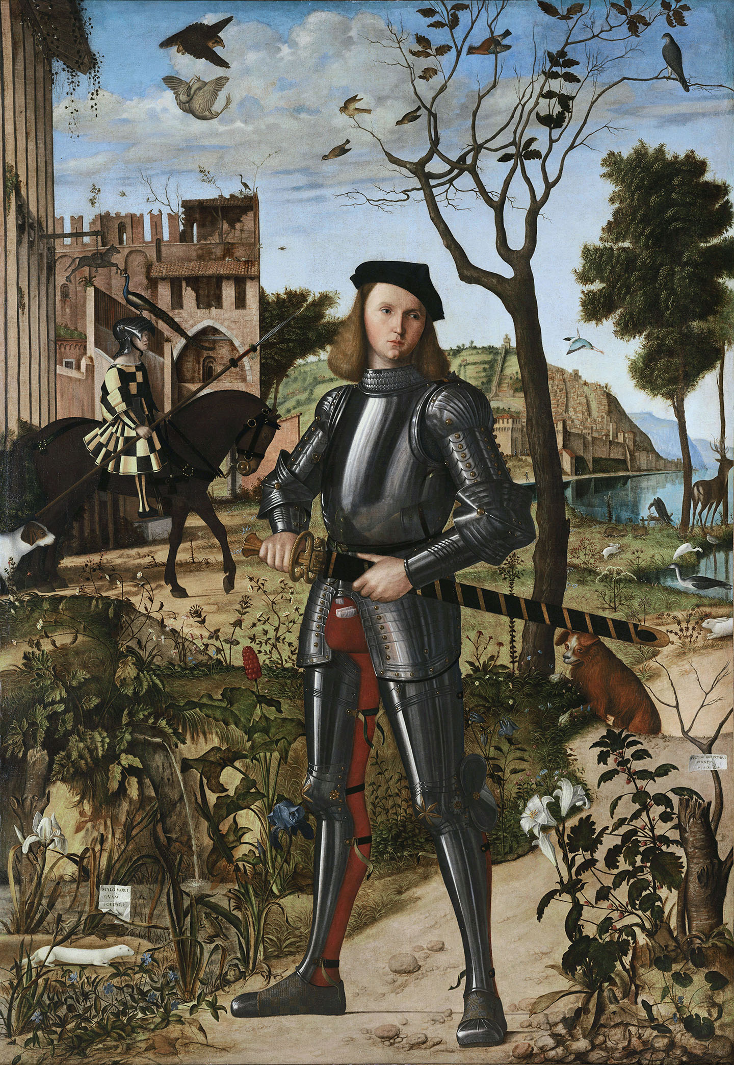  Young Knight in a Landscape